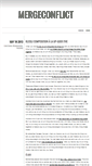 Mobile Screenshot of mergeconflict.com